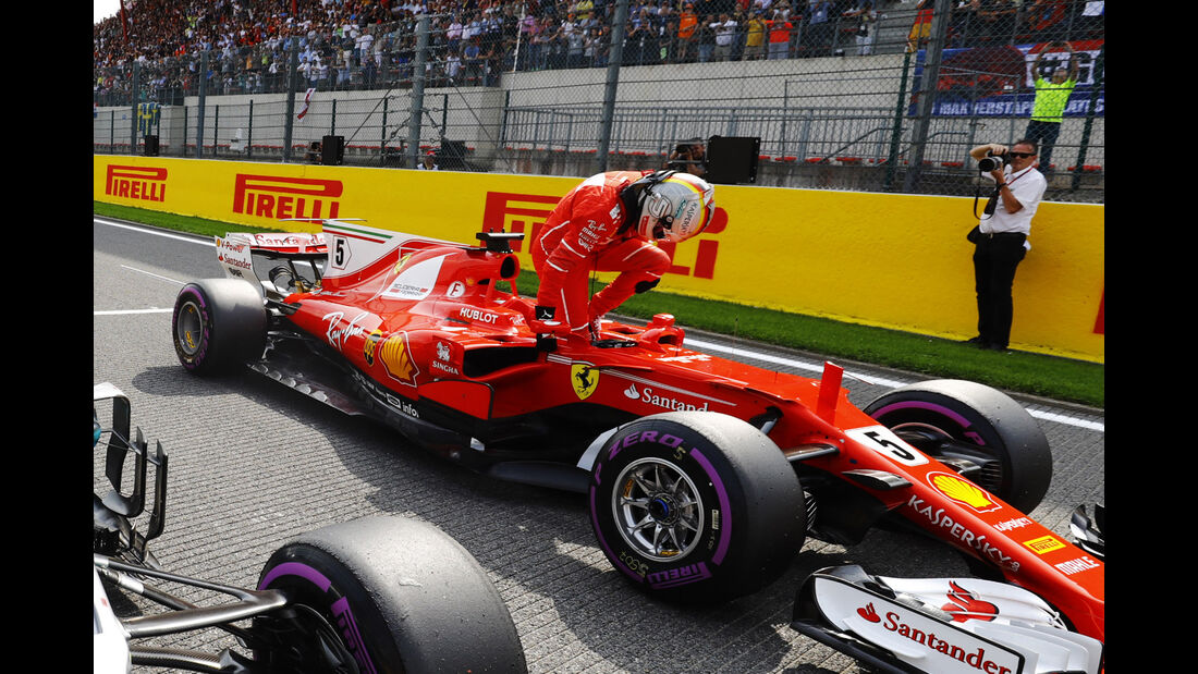 Sebastian Vettel - Ferrari - Formel 1 - GP Belgien - Spa-Francorchamps - 26. August 2017