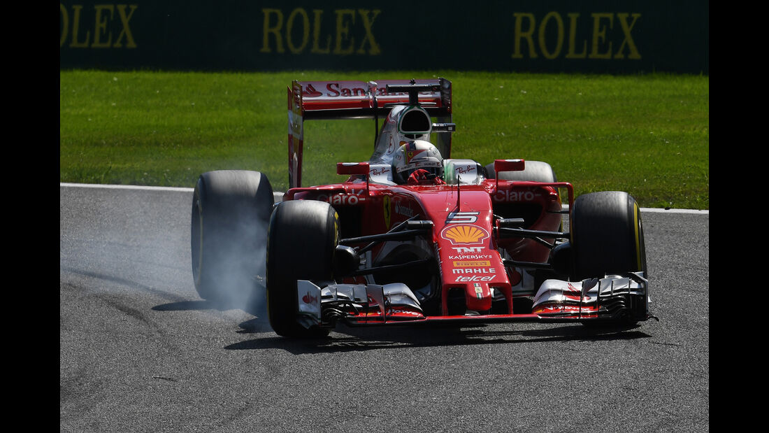 Sebastian Vettel - Ferrari - Formel 1 - GP Belgien - Spa-Francorchamps - 27. August 2016