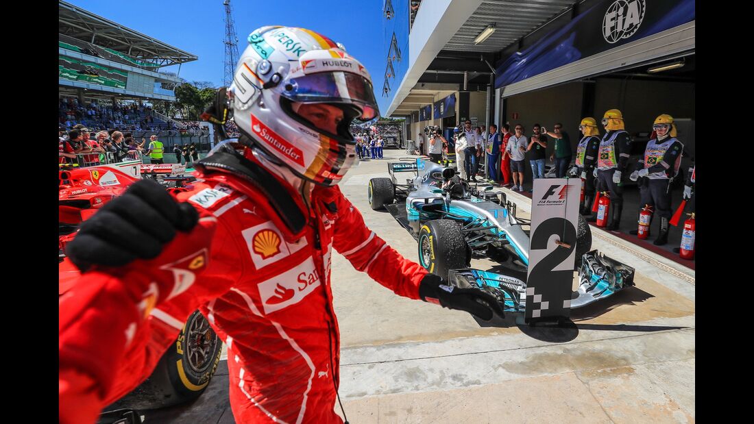 Sebastian Vettel - Ferrari - Formel 1 - GP Brasilien - 12. November 2017
