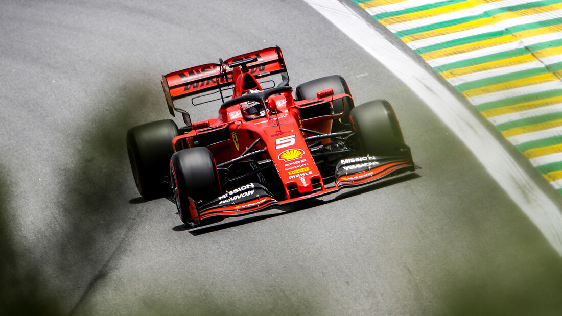Sebastian Vettel - Ferrari - Formel 1 - GP Brasilien - Sao Paulo - 16. November 2019
