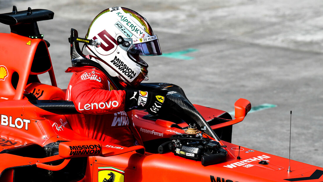 Sebastian Vettel - Ferrari - Formel 1 - GP Brasilien - Sao Paulo - 16. November 2019
