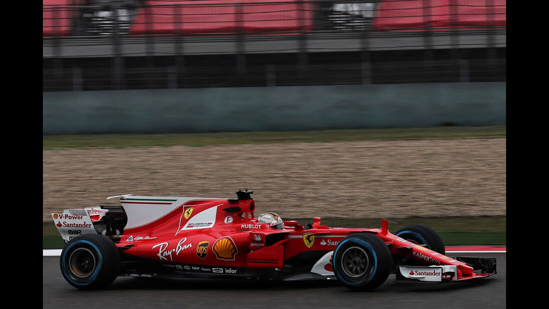 Sebastian Vettel - Ferrari - Formel 1 - GP China - Shanghai - Freitag - 7.4.2017