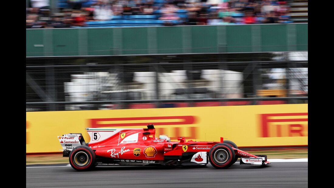 Sebastian Vettel - Ferrari - Formel 1 - GP England - 14. Juli 2017