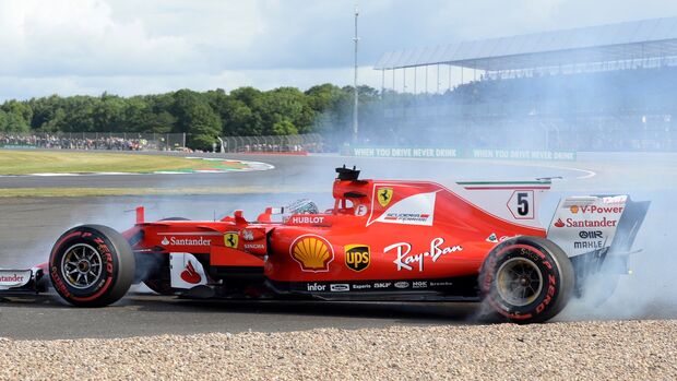 Sebastian Vettel - Ferrari - Formel 1 - GP England - 14. Juli 2017
