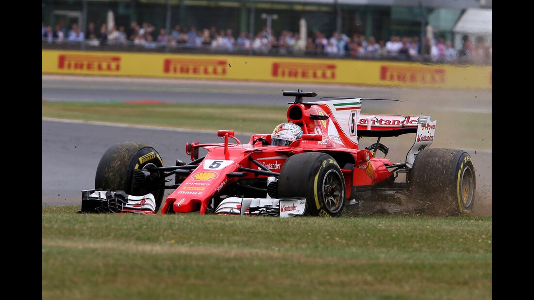 Sebastian Vettel - Ferrari - Formel 1 - GP England - 16. Juli 2017
