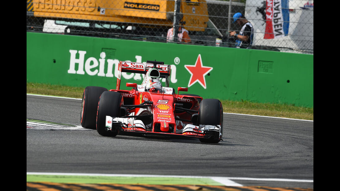 Sebastian Vettel - Ferrari - Formel 1 - GP Italien - Monza - 3. September 2016