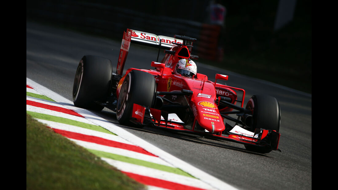 Sebastian Vettel - Ferrari - Formel 1 - GP Italien - Monza - 4. September 2015