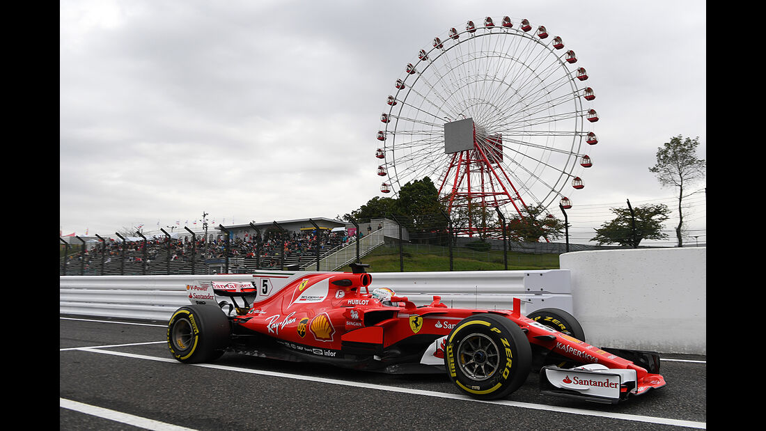 Sebastian Vettel - Ferrari - Formel 1 - GP Japan - Suzuka - 6. Oktober 2017