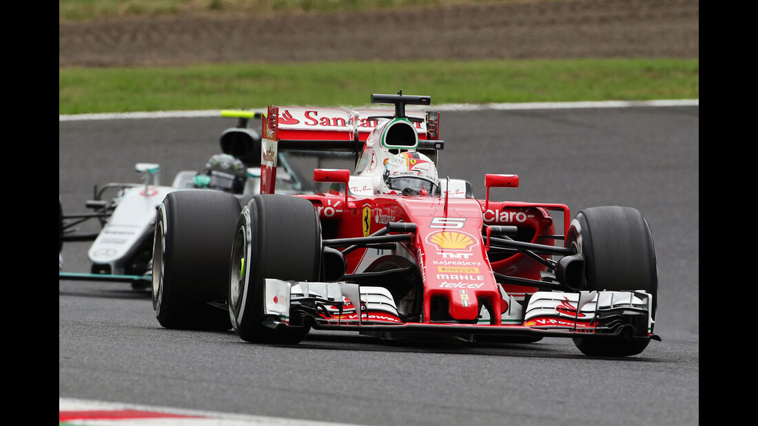 Sebastian Vettel - Ferrari - Formel 1 - GP Japan - Suzuka - Qualifying - Samstag - 8.10.2016