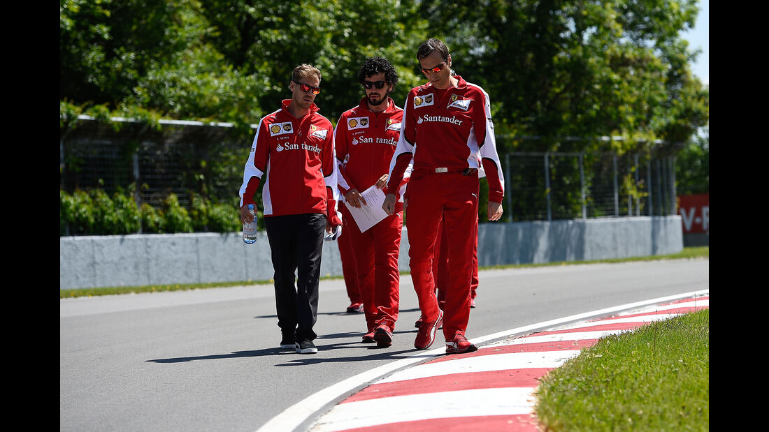 Sebastian Vettel - Ferrari - Formel 1 - GP Kanada - Montreal - 4. Juni 2015