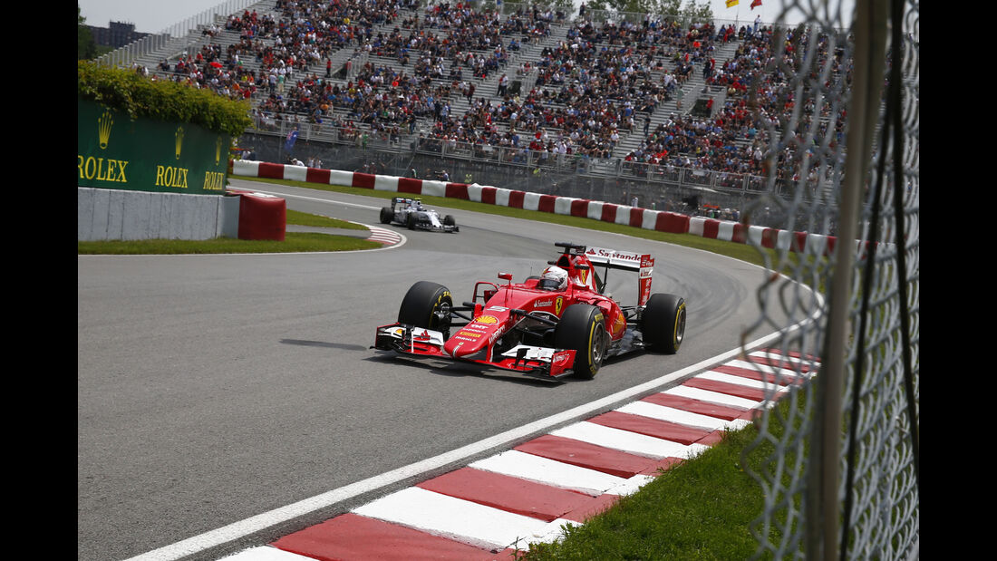 Sebastian Vettel - Ferrari - Formel 1 - GP Kanada - Montreal - 5. Juni 2015