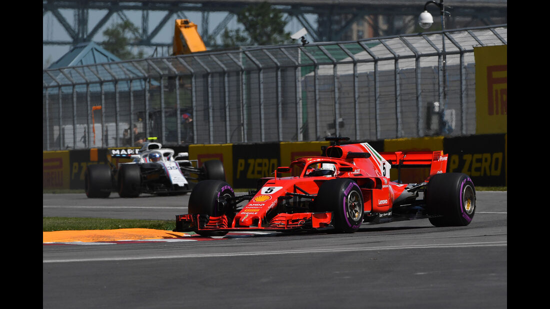 Sebastian Vettel - Ferrari - Formel 1 - GP Kanada - Montreal - 8. Juni 2018