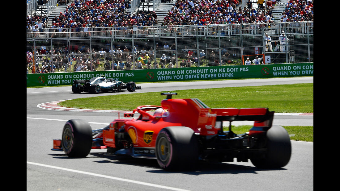 Sebastian Vettel - Ferrari - Formel 1 - GP Kanada - Montreal - 9. Juni 2018