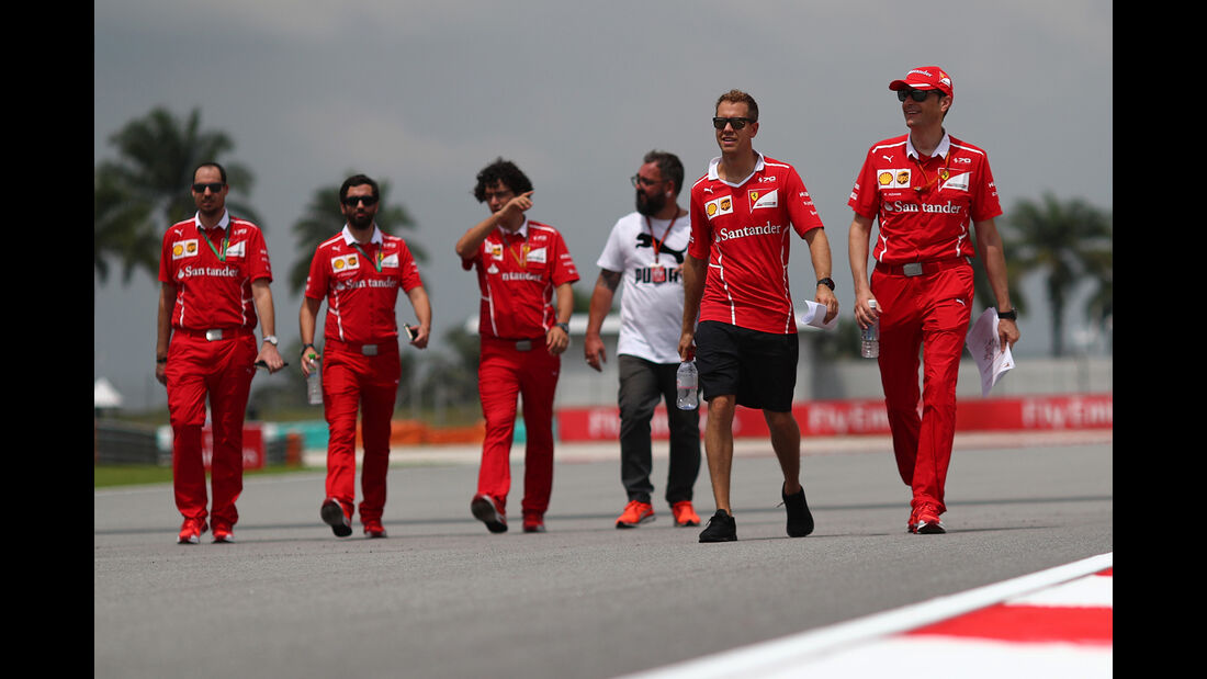Sebastian Vettel - Ferrari - Formel 1 - GP Malaysia - Sepang - 28. September 2017