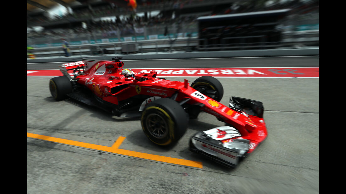 Sebastian Vettel - Ferrari - Formel 1 - GP Malaysia - Sepang - 29. September 2017