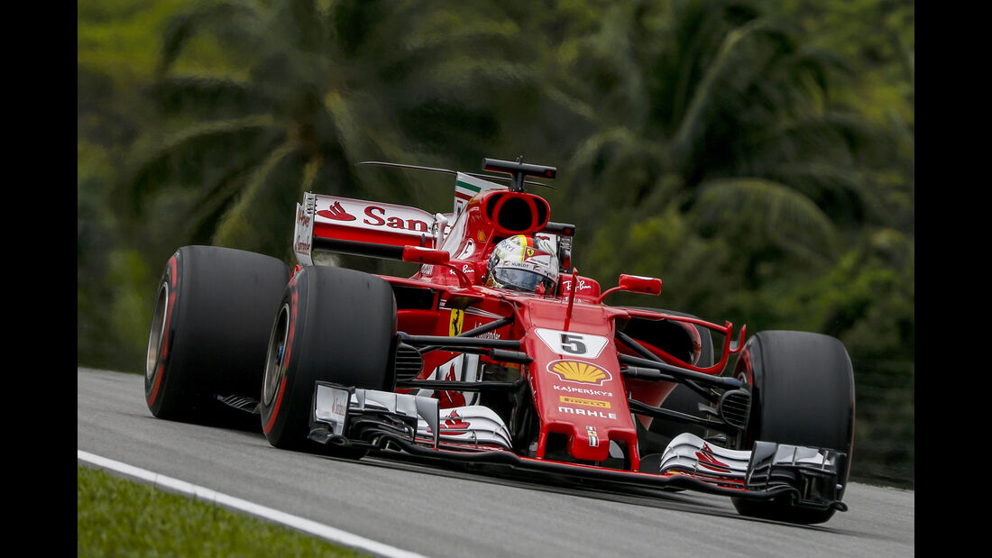 Sebastian Vettel - Ferrari - Formel 1 - GP Malaysia - Sepang - 30. September 2017