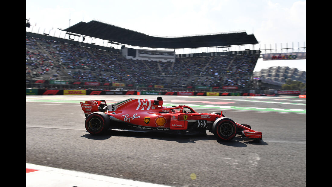 Sebastian Vettel - Ferrari - Formel 1 - GP Mexiko - 26. Oktober 2018