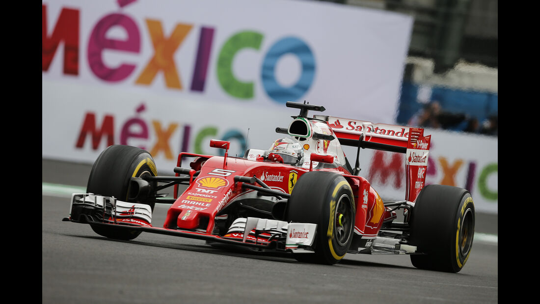 Sebastian Vettel - Ferrari - Formel 1 - GP Mexiko - 28. Oktober 2016