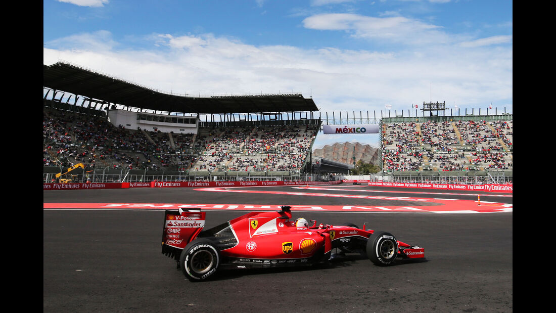 Sebastian Vettel - Ferrari - Formel 1 - GP Mexiko - 30. Oktober 2015