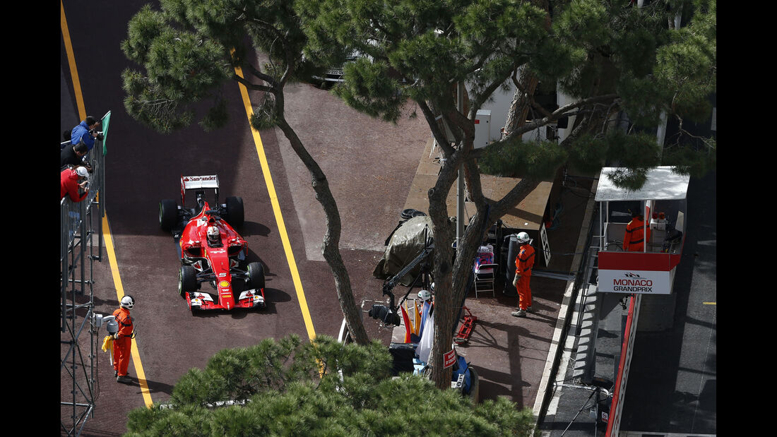 Sebastian Vettel - Ferrari - Formel 1 - GP Monaco - 21. Mai 2015