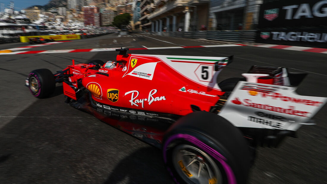 Sebastian Vettel - Ferrari - Formel 1 - GP Monaco - 25. Mai 2017
