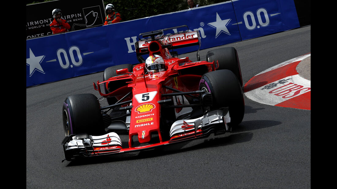 Sebastian Vettel - Ferrari - Formel 1 - GP Monaco - 25. Mai 2017