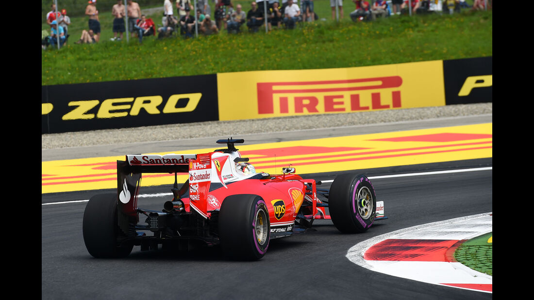 Sebastian Vettel - Ferrari - Formel 1 - GP Österreich - 1. Juli 2016