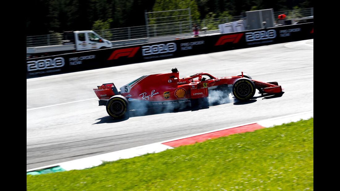 Sebastian Vettel - Ferrari - Formel 1 - GP Österreich - 1. Juli 2018