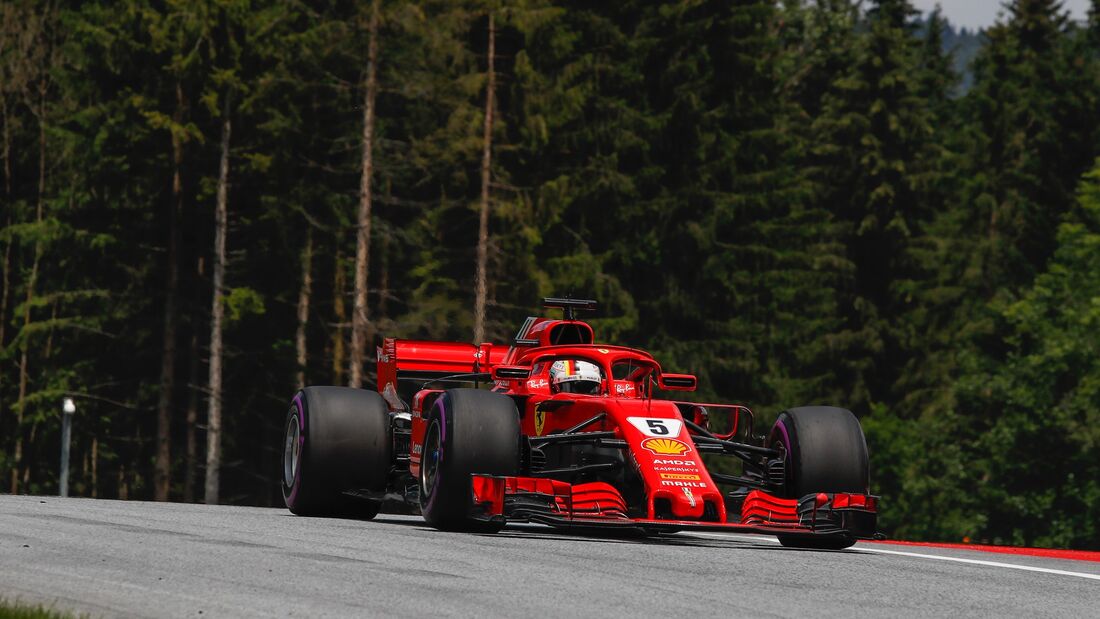Sebastian Vettel - Ferrari - Formel 1- GP Österreich - 30. Juni 2018