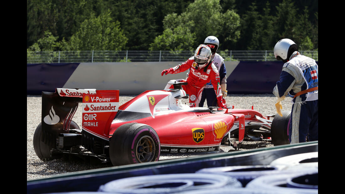 Sebastian Vettel - Ferrari - Formel 1 - GP Österreich - Spielberg - 30. Juni 2016
