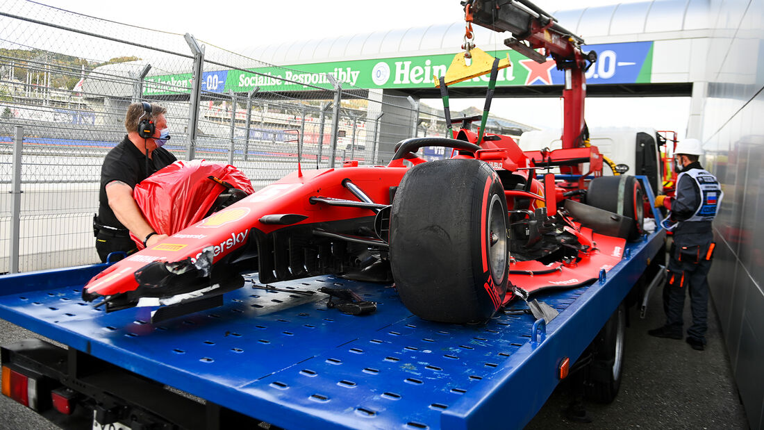 Sebastian Vettel - Ferrari - Formel 1 - GP Russland - Sotschi - 26. September 2020