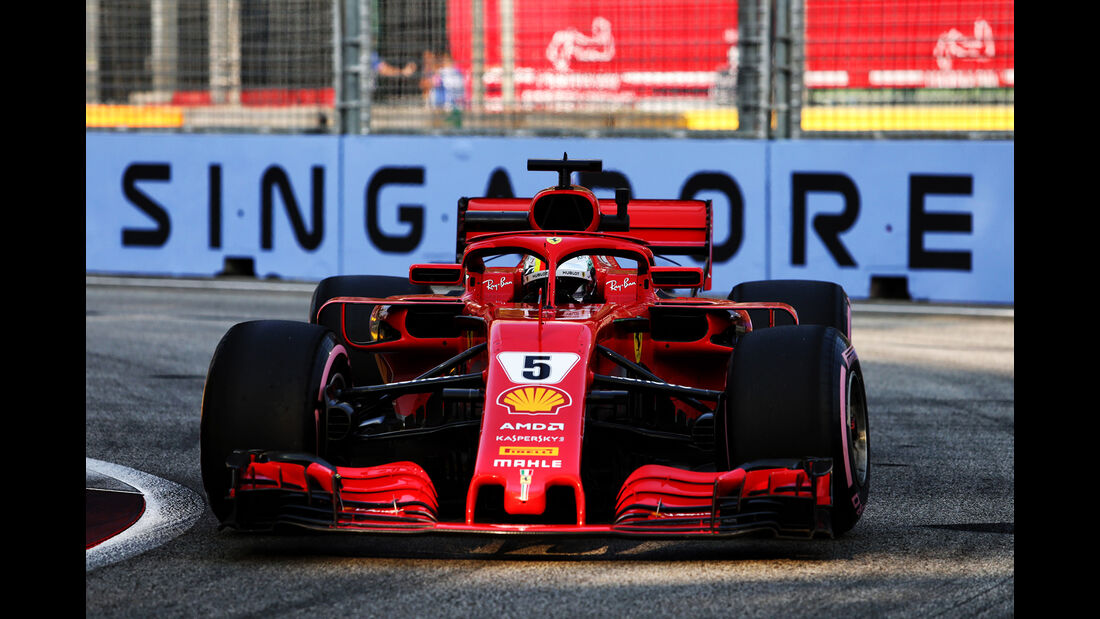 Sebastian Vettel - Ferrari - Formel 1 - GP Singapur - 14. September 2018