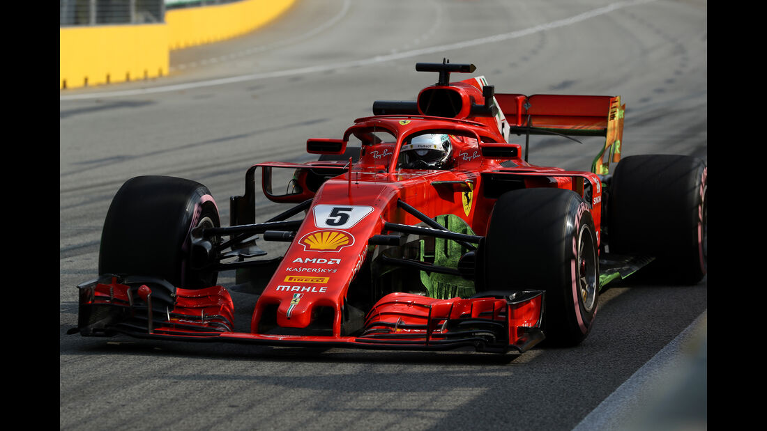 Sebastian Vettel - Ferrari - Formel 1 - GP Singapur - 14. September 2018