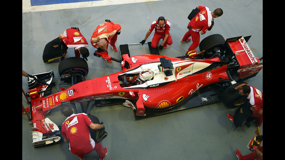 Sebastian Vettel - Ferrari - Formel 1 - GP Singapur - 16. September 2016