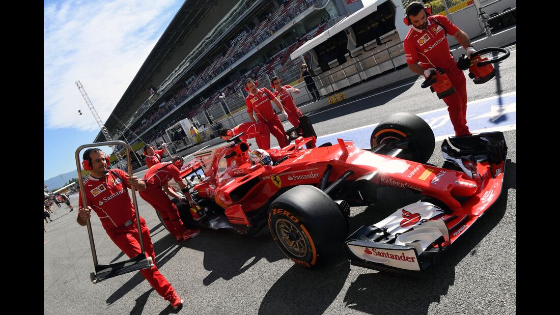 Sebastian Vettel - Ferrari - Formel 1 - GP Spanien - 12. Mai 2017
