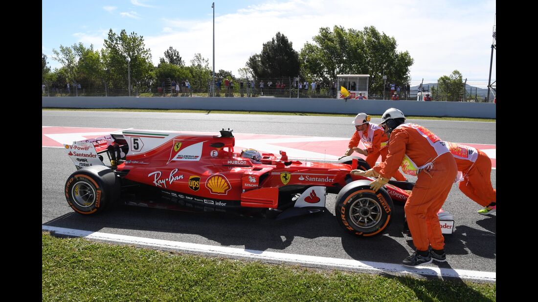 Sebastian Vettel - Ferrari - Formel 1 - GP Spanien - 12. Mai 2017