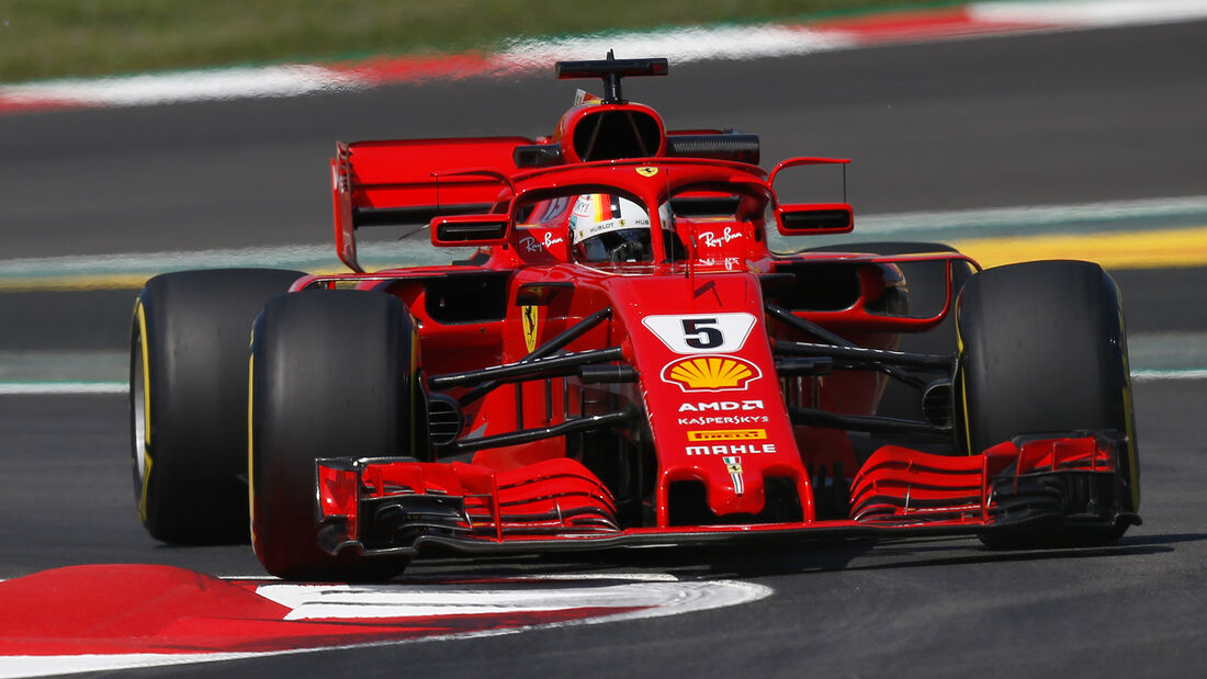 Sebastian Vettel - Ferrari - Formel 1 - GP Spanien - Barcelona - 11. Mai 2018