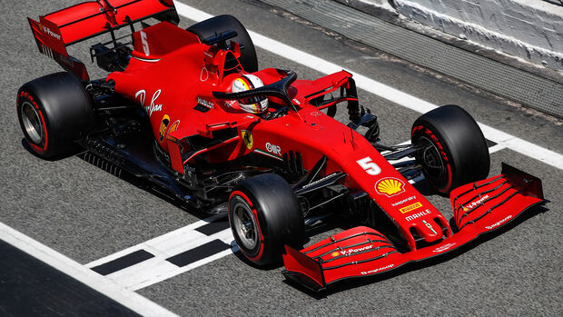 Sebastian Vettel - Ferrari - Formel 1 - GP Spanien - Barcelona - Qualifying - Samstag - 15. August 2020