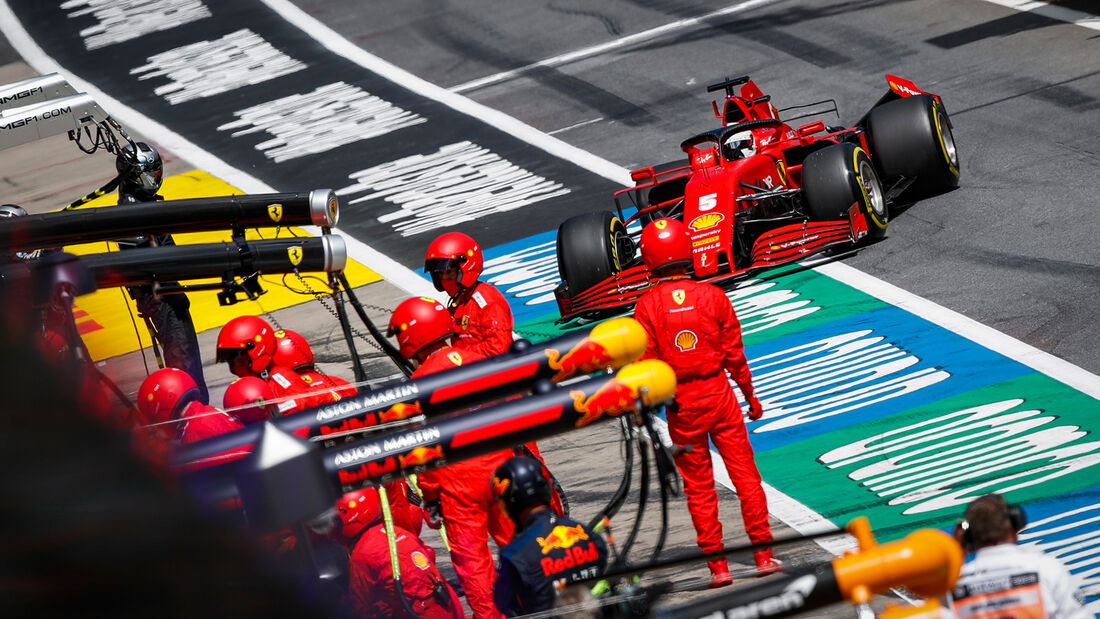 Sebastian Vettel - Ferrari - Formel 1 - GP Steiermark 2020 - Spielberg - Rennen 