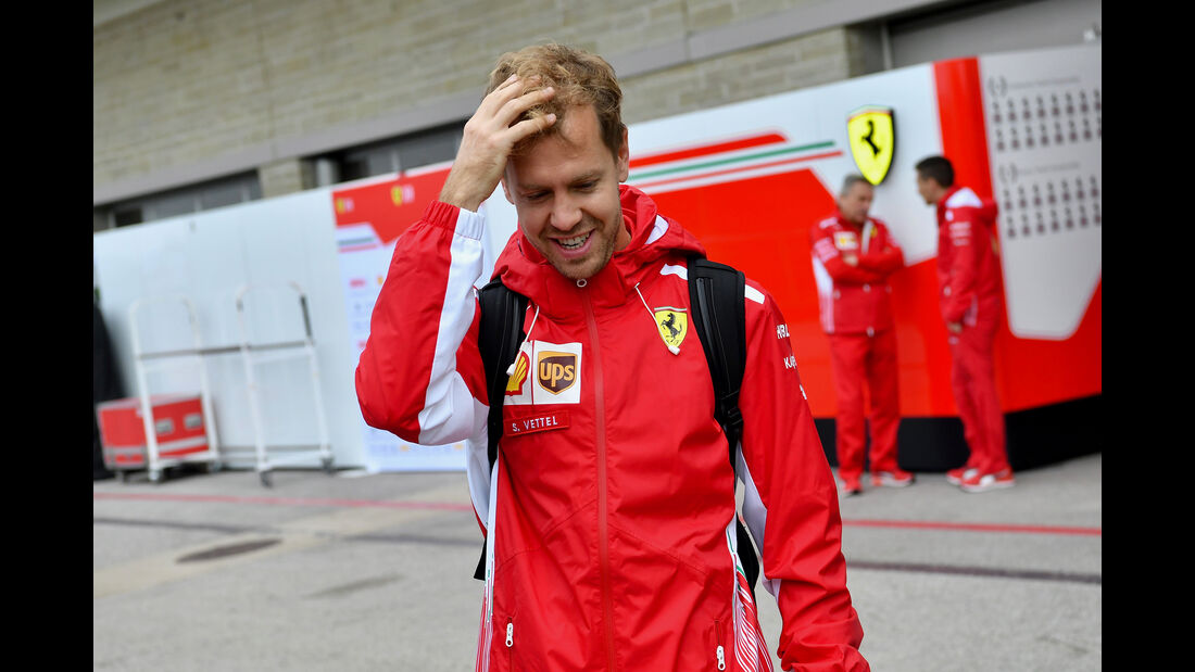 Sebastian Vettel - Ferrari - Formel 1 - GP USA - Austin - 18. Oktober 2018
