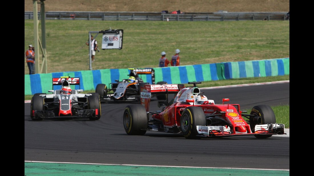 Sebastian Vettel - Ferrari - Formel 1 - GP Ungarn - 24. Juli 2016