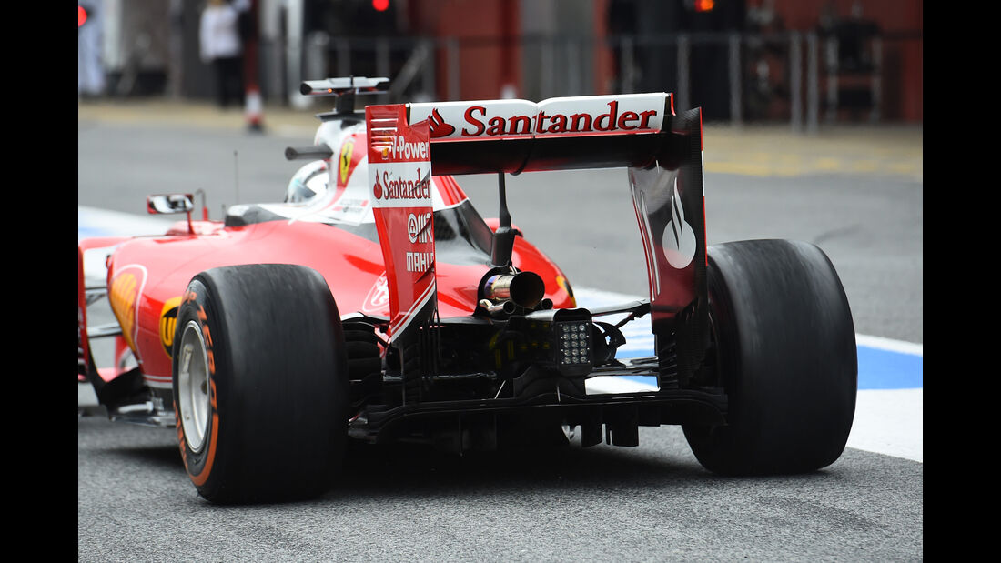 Sebastian Vettel - Ferrari - Formel 1 - Test - Barcelona - 2. März 2016