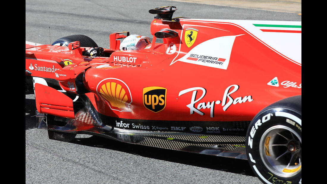 Sebastian Vettel - Ferrari - Formel 1 - Test - Barcelona - 7. März 2017