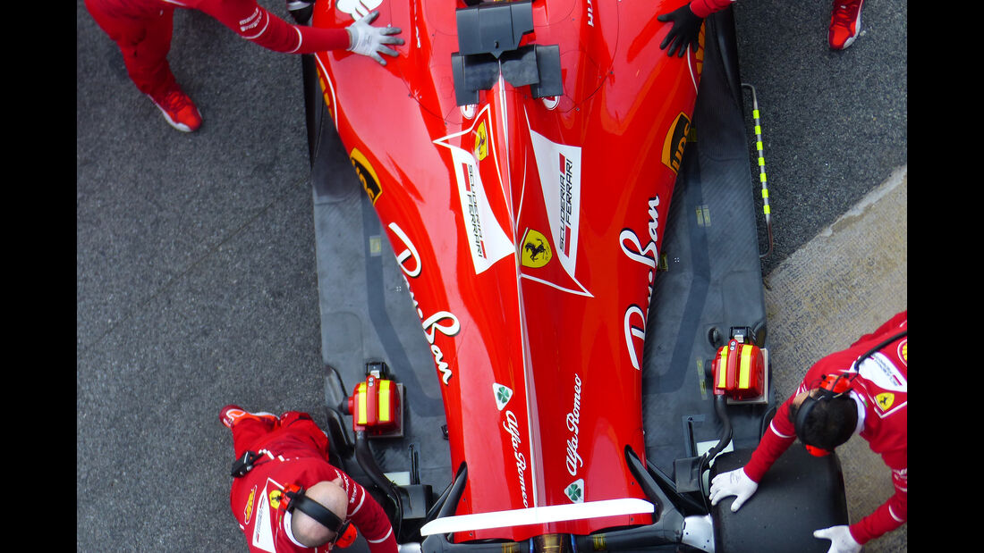 Sebastian Vettel - Ferrari - Formel 1 - Test - Barcelona - 7. März 2017