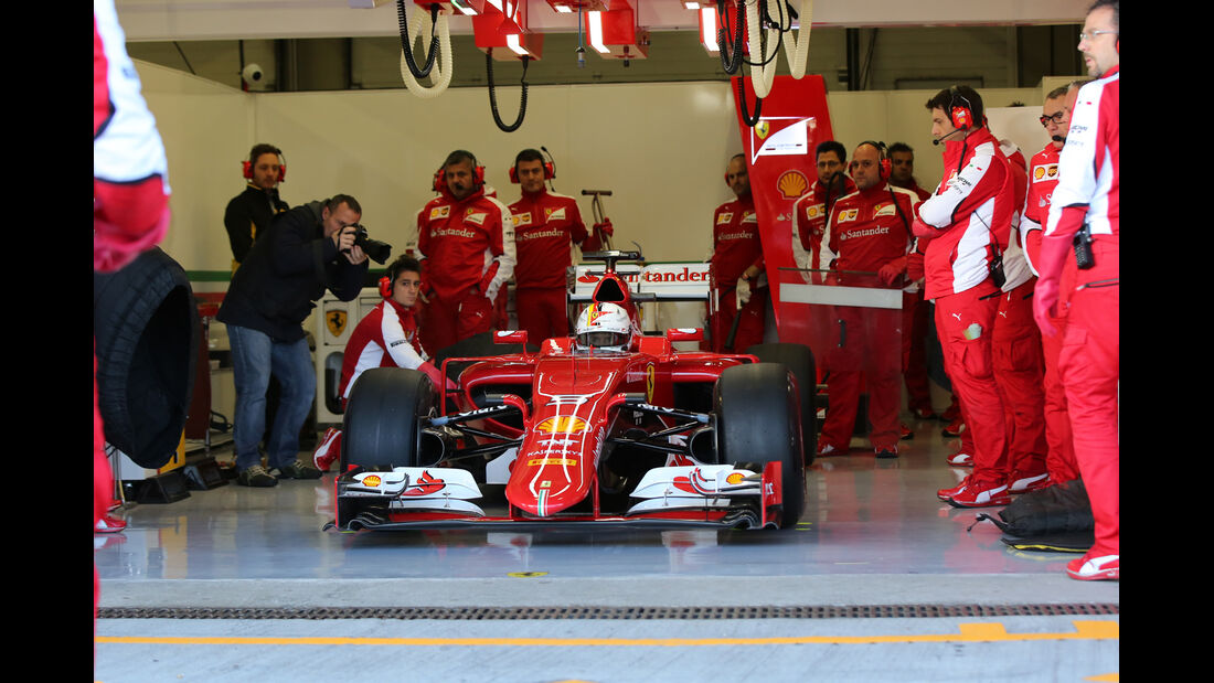 Sebastian Vettel - Ferrari - Formel 1-Test Jerez - 1. Januar 2015 