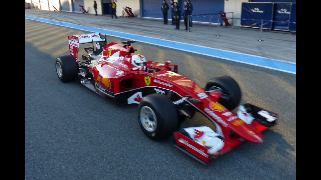 Sebastian Vettel - Ferrari - Formel 1-Test Jerez - 1. Januar 2015 
