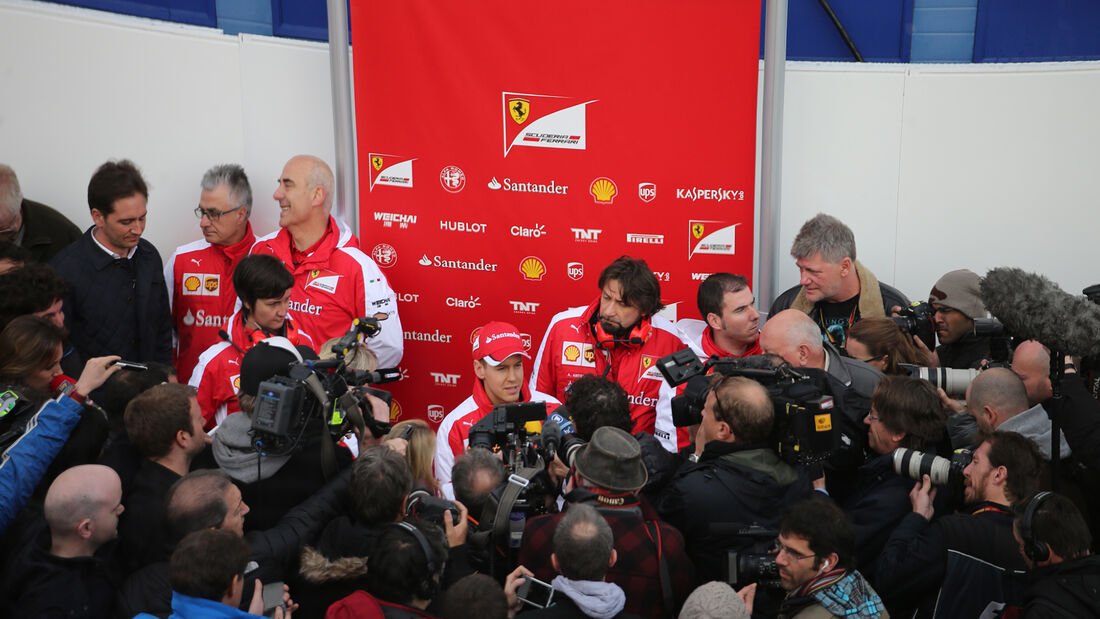 Sebastian Vettel - Ferrari - Formel 1-Test - Jerez - 2. Februar 2015