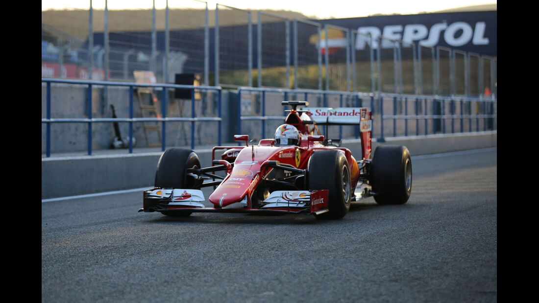 Sebastian Vettel - Ferrari - Formel 1-Test - Jerez - 2. Februar 2015