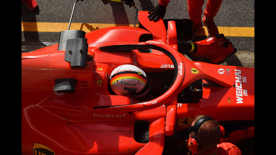 Sebastian Vettel - Ferrari - Formel 1 - Testfahrten - Barcelona - Dienstag - 15.5.2018