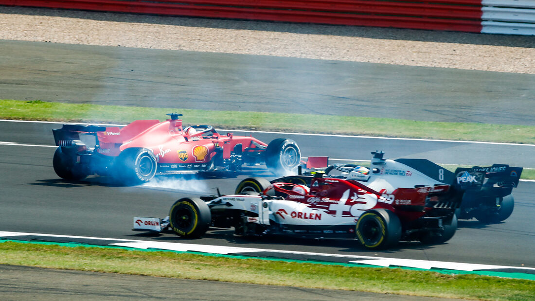 Sebastian Vettel - Ferrari - GP 70 Jahre F1 - Silverstone 